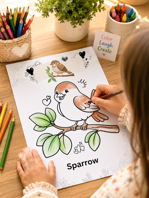 32 Cute Birds Coloring Pages Printable PDF, Bird Coloring Book for Kids, Easy Bird Coloring Sheets, Instant Download - Mashiro's Mashup