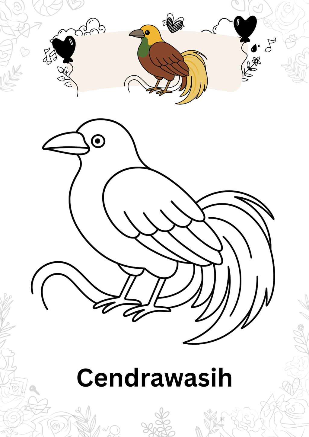 32 Cute Birds Coloring Pages Printable PDF, Bird Coloring Book for Kids, Easy Bird Coloring Sheets, Instant Download - Mashiro's Mashup