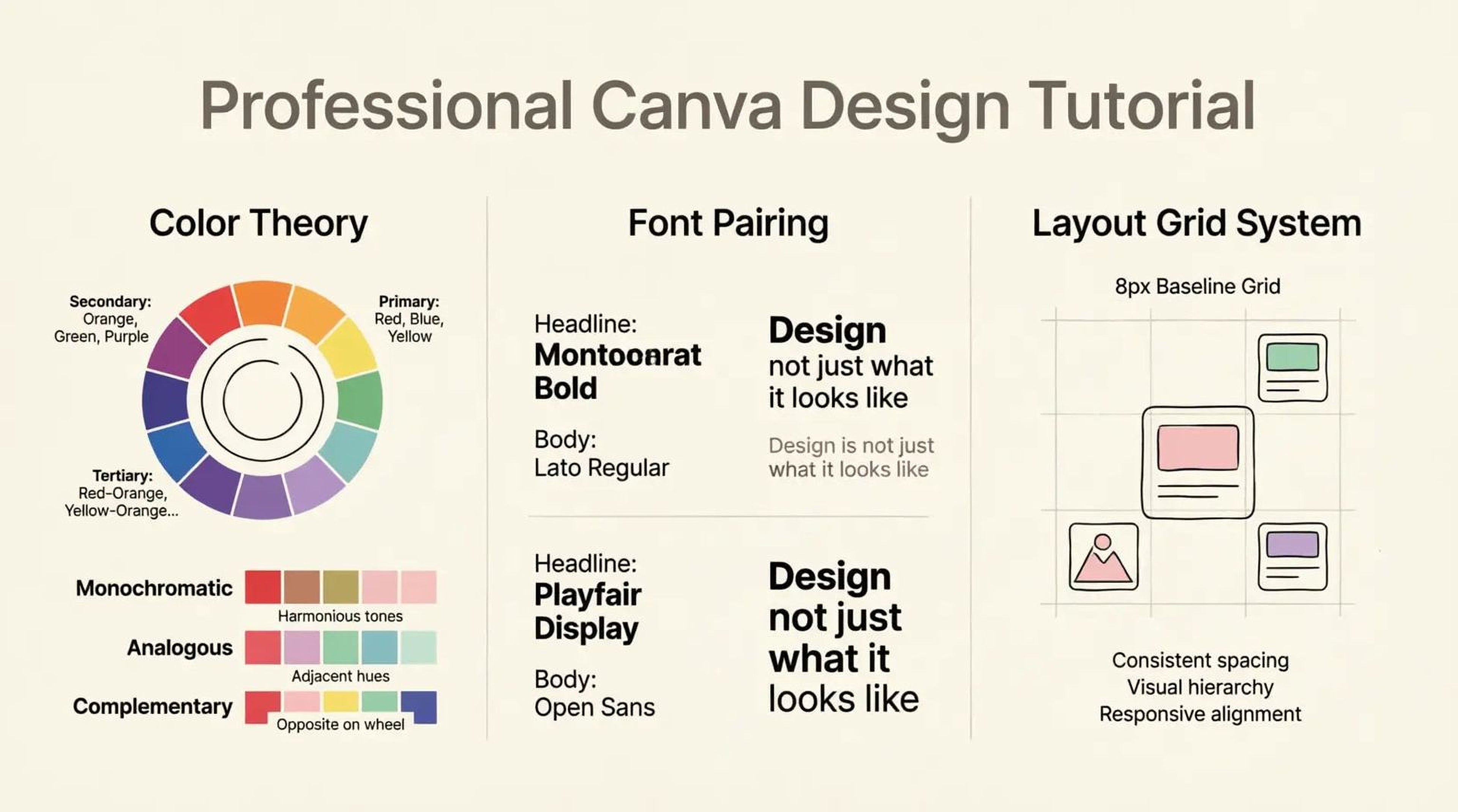 Canva Design Tutorial – Printable PDF Guide for Beginner Digital Design - Mashiro's Mashup