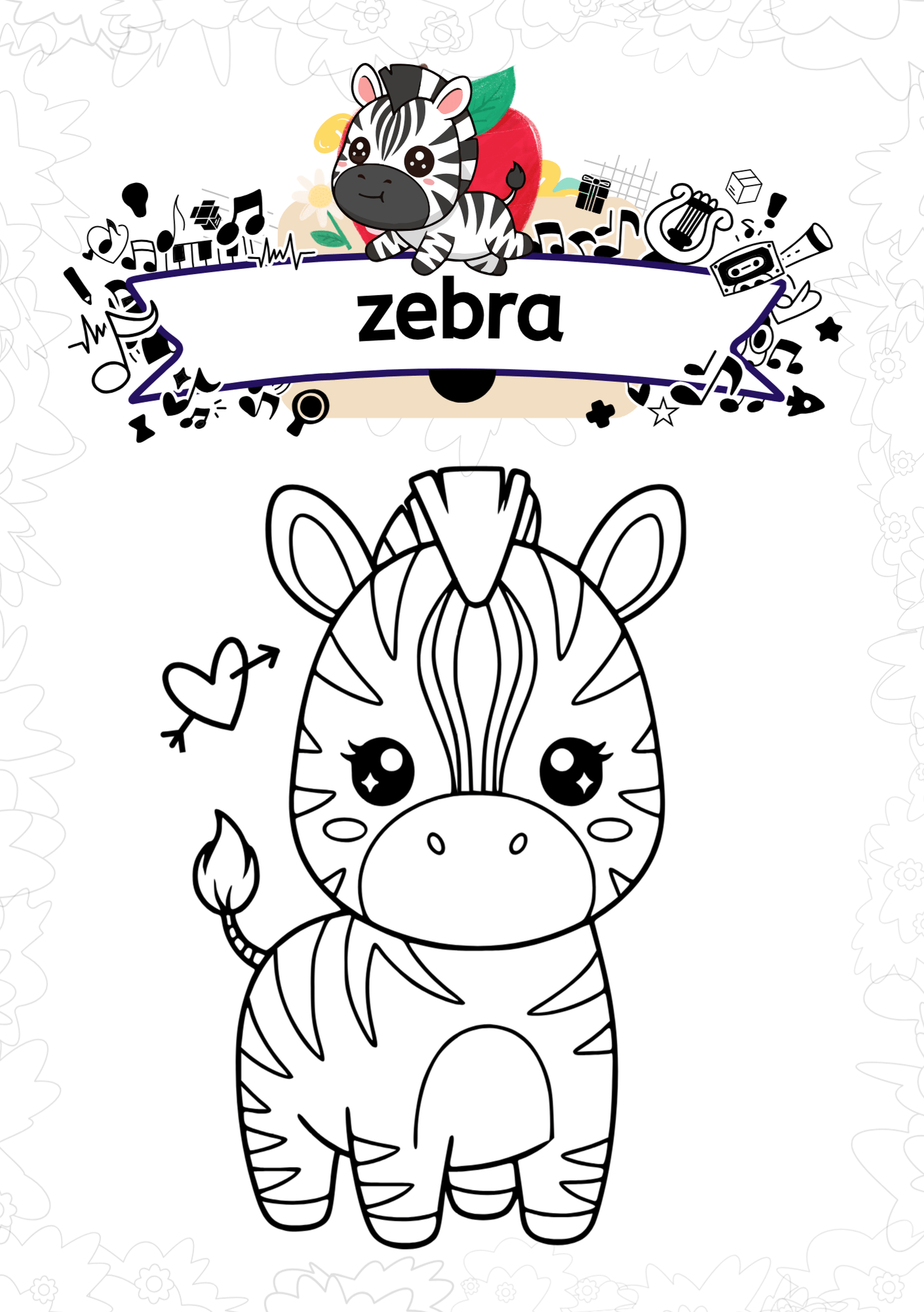 42 Jungle Animals Coloring Pages Printable PDF, Animal Coloring Book for Kids, Cute Wild Animals, Instant Download - Mashiro's Mashup