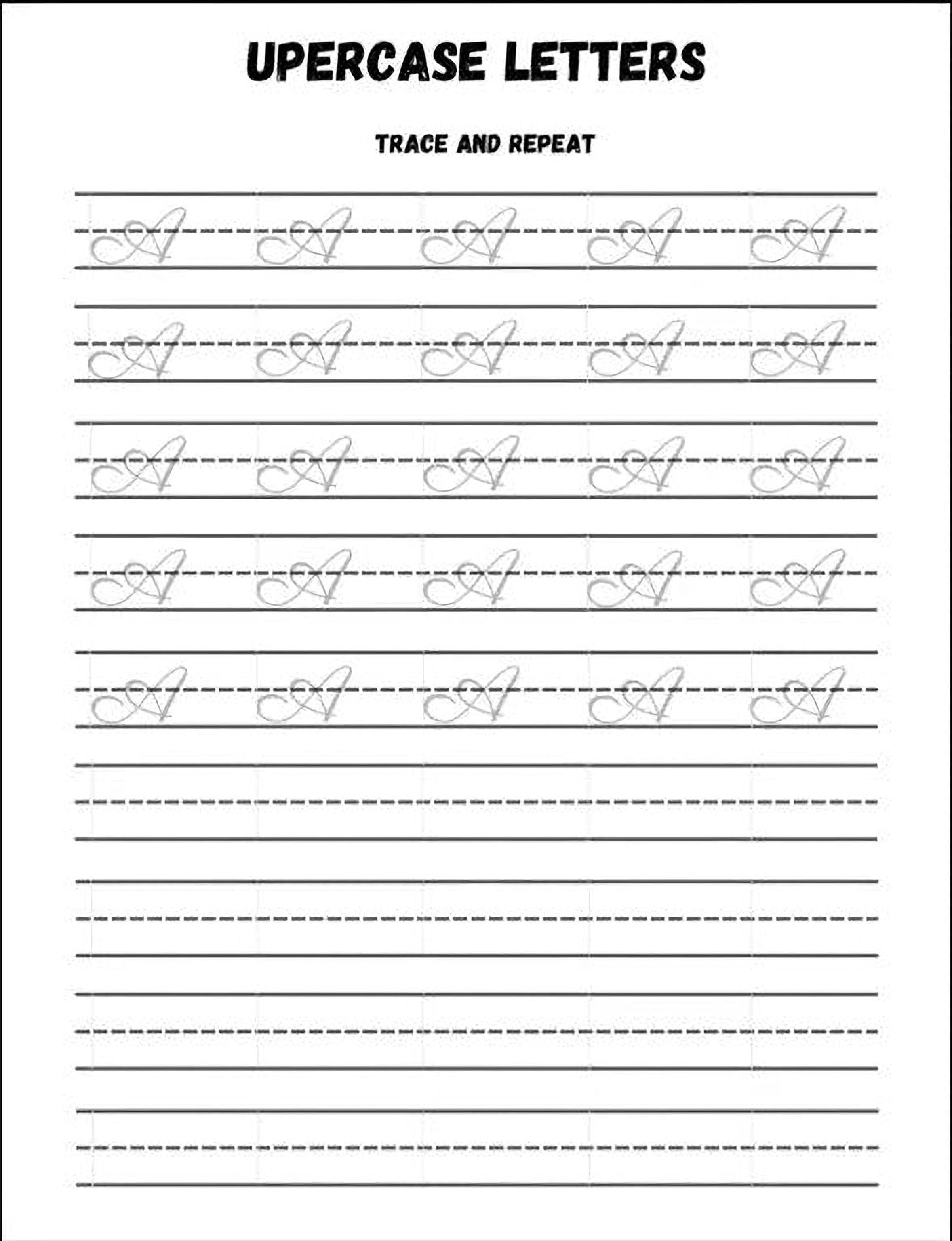 Handwriting Tracing Pack – Letter Formation Guide & Pen Control Worksheets PDF - Mashiro's Mashup