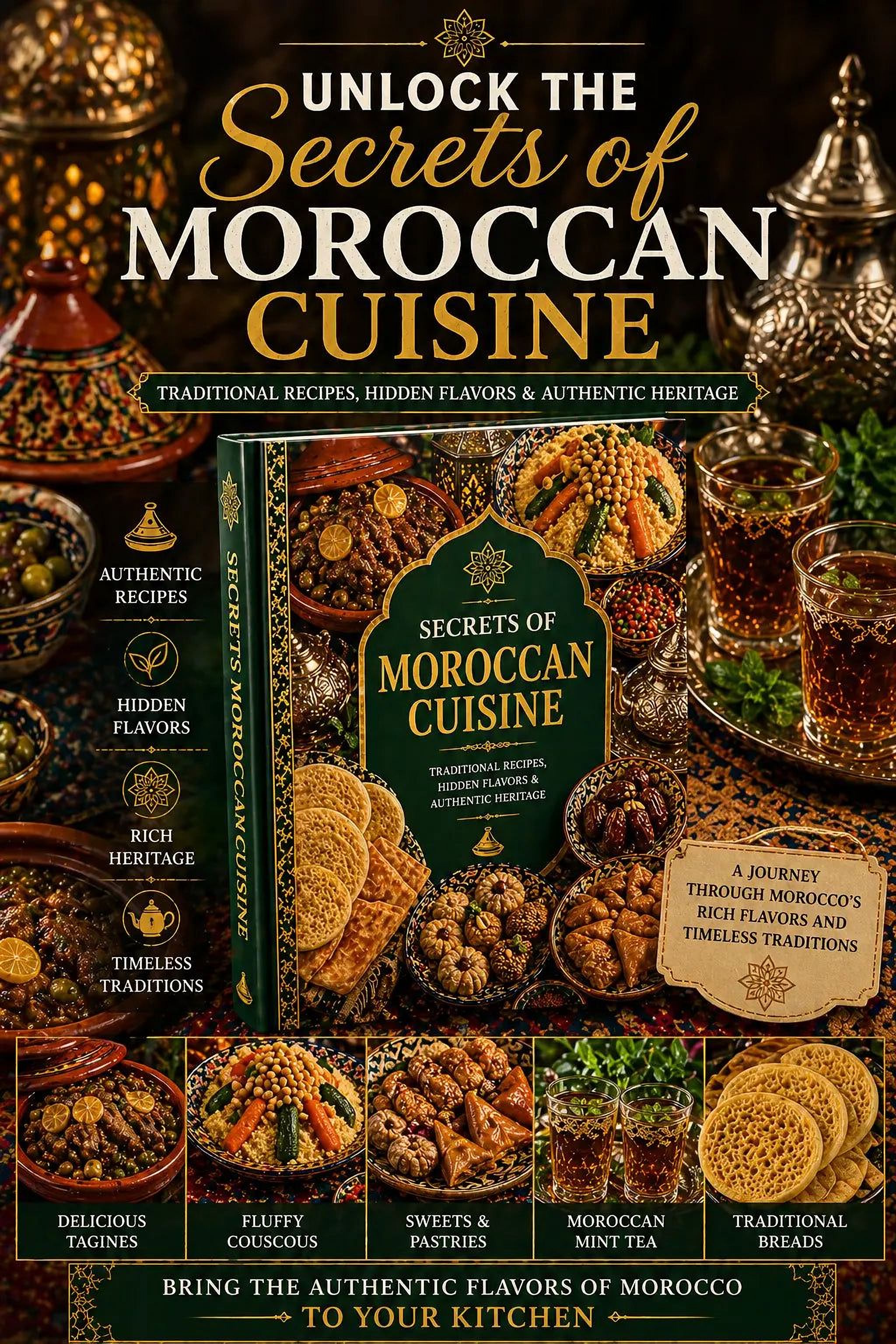 Moroccan Cookbook – Traditional Moroccan Recipes & Authentic Tagine Dishes - Mashiro's Mashup