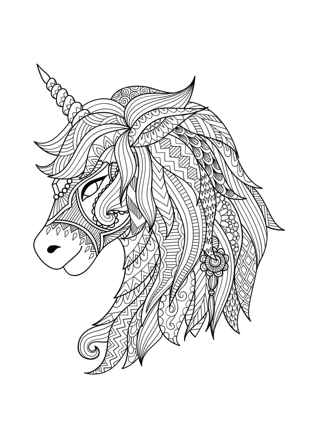 Animal Coloring Pages Printable PDF - Detailed Designs for Kids & Adults | Stress Relief - Mashiro's Mashup