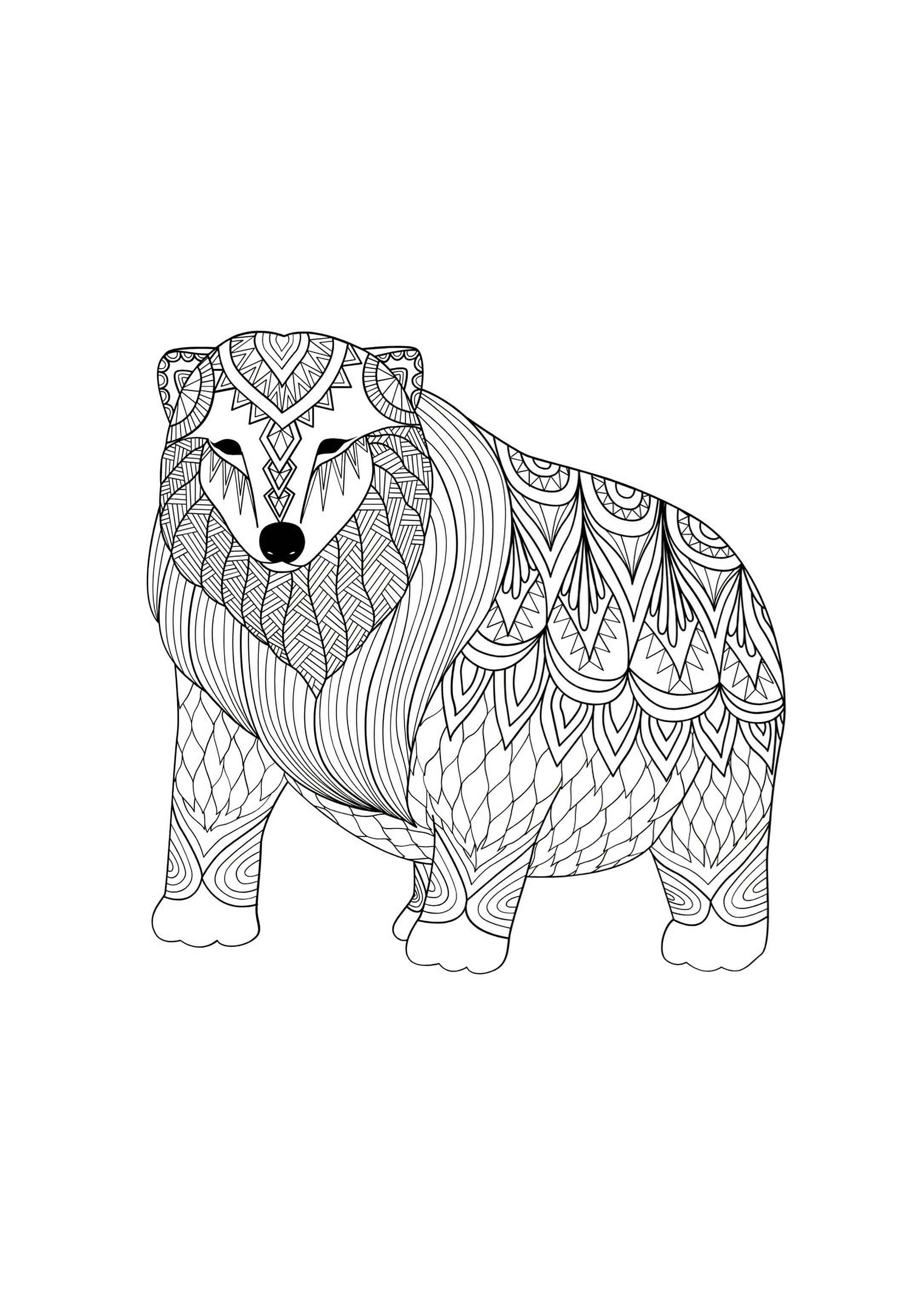 Animal Coloring Pages Printable PDF - Detailed Designs for Kids & Adults | Stress Relief - Mashiro's Mashup