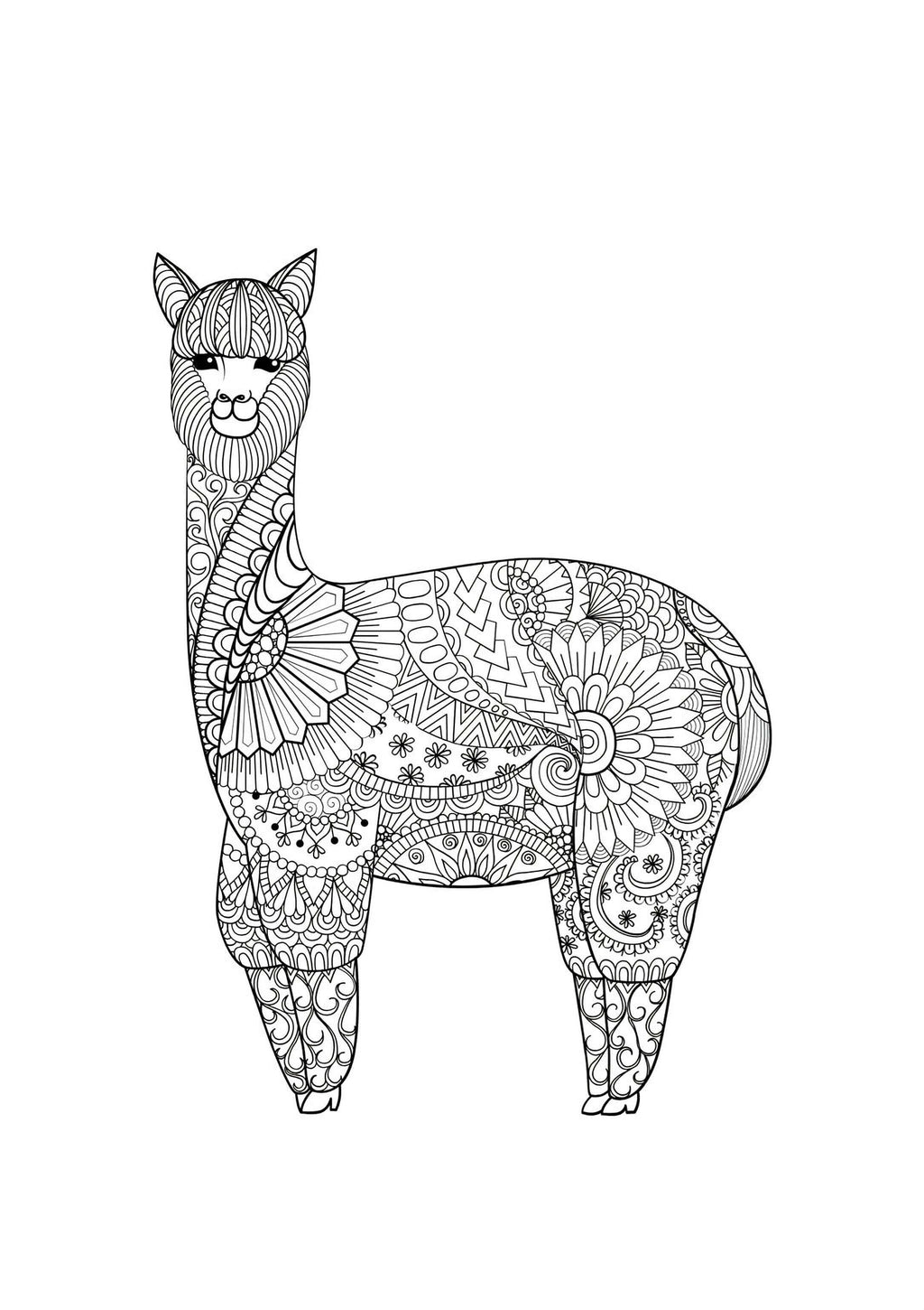 Animal Coloring Pages Printable PDF - Detailed Designs for Kids & Adults | Stress Relief - Mashiro's Mashup
