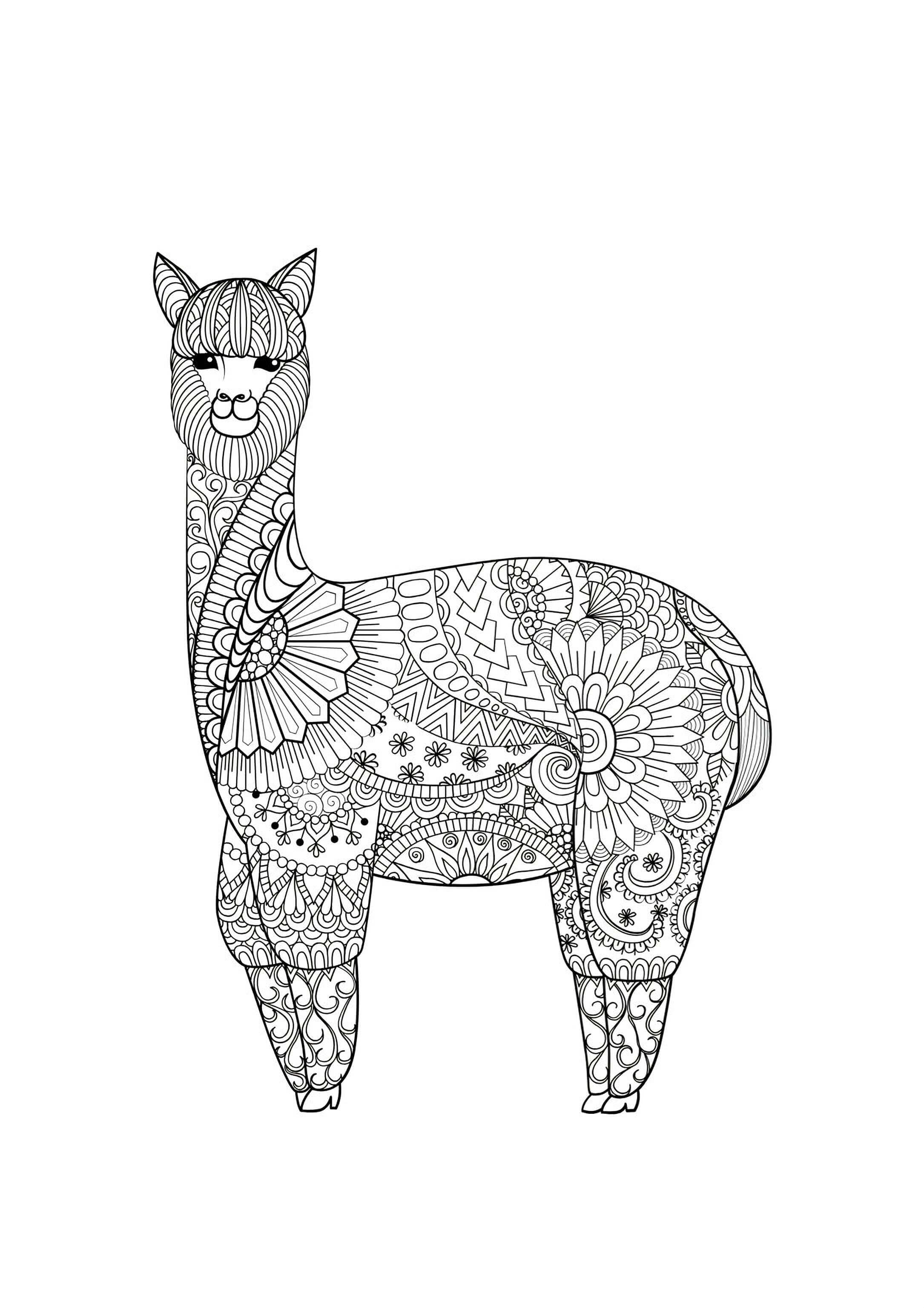 Animal Coloring Pages Printable PDF - Detailed Designs for Kids & Adults | Stress Relief - Mashiro's Mashup