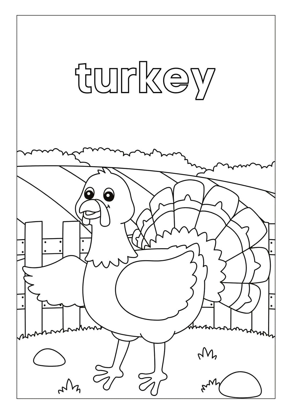Animal Habitats Coloring Pages - Printable PDF Kids Animal Coloring Book, Learn Animals Homes - Mashiro's Mashup