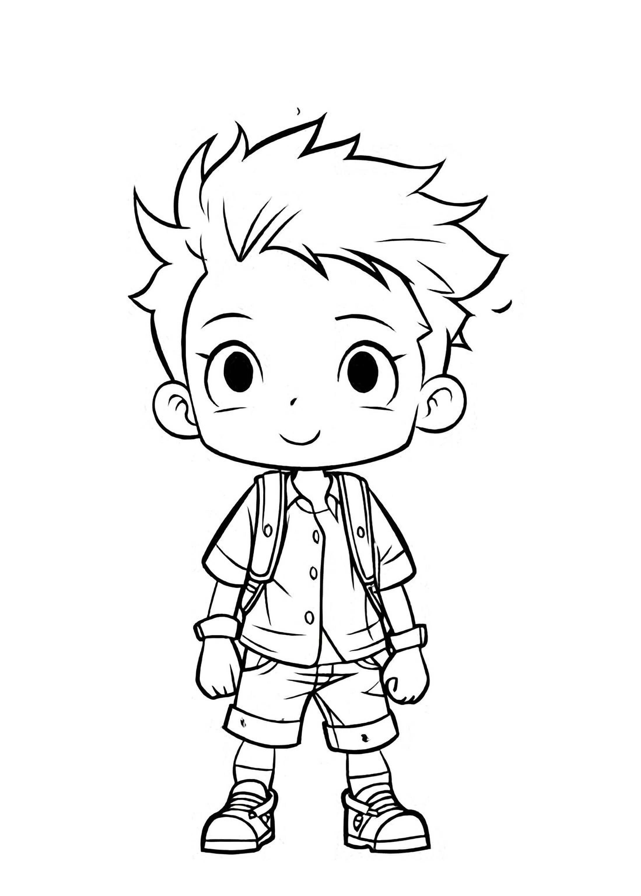 Cute Anime Coloring Pages – 57 Original Chibi Characters Printable PDF Book - Mashiro's Mashup