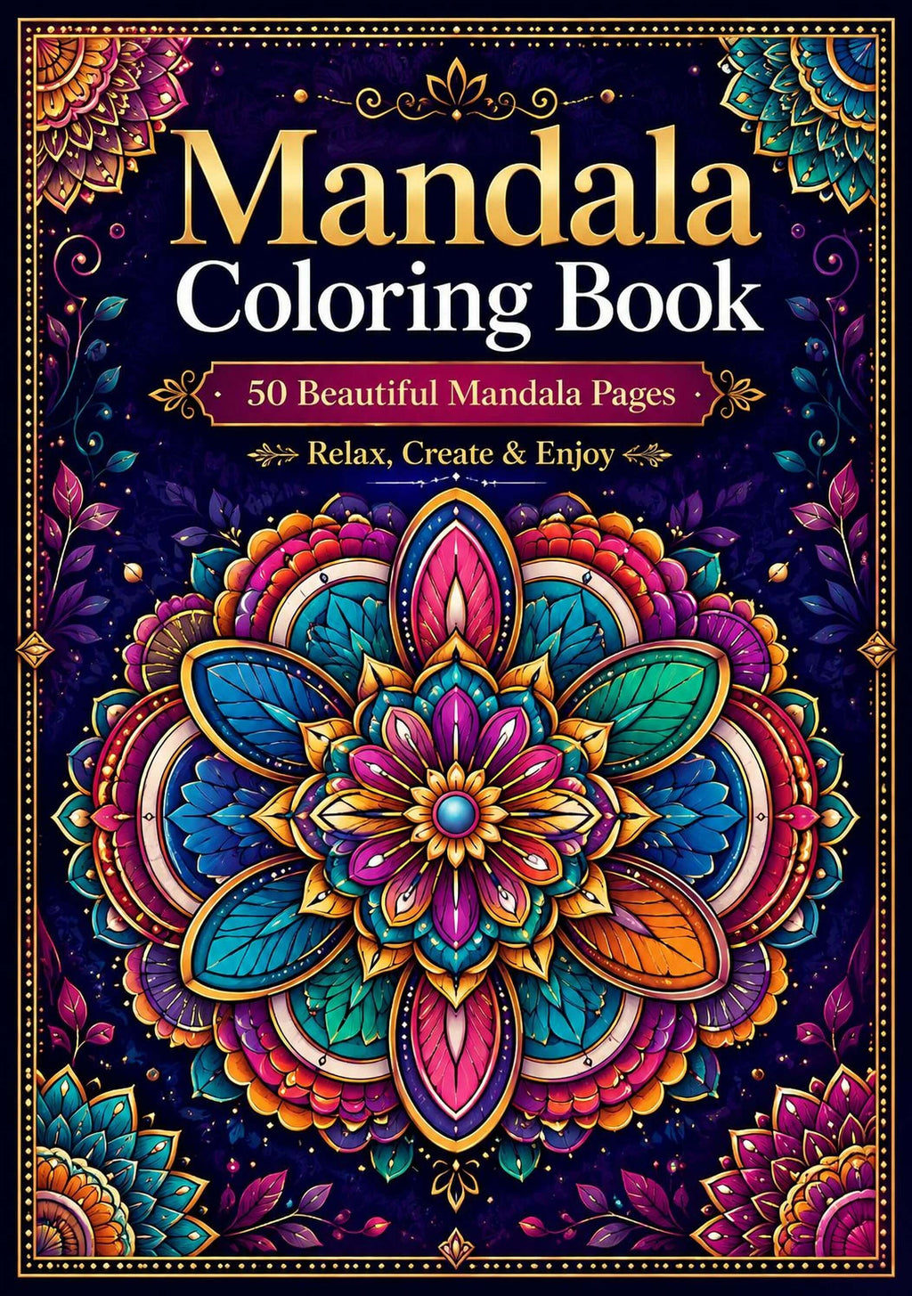 Mandalas à colorier-50 coloriages à imprimer en PDF | Art anti-stress et relaxant - Mashiro's Mashup
