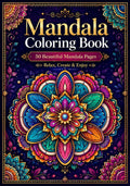 Mandalas à colorier-50 coloriages à imprimer en PDF | Art anti-stress et relaxant - Mashiro's Mashup