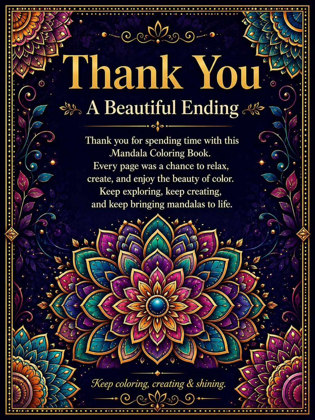 Mandalas à colorier-50 coloriages à imprimer en PDF | Art anti-stress et relaxant - Mashiro's Mashup
