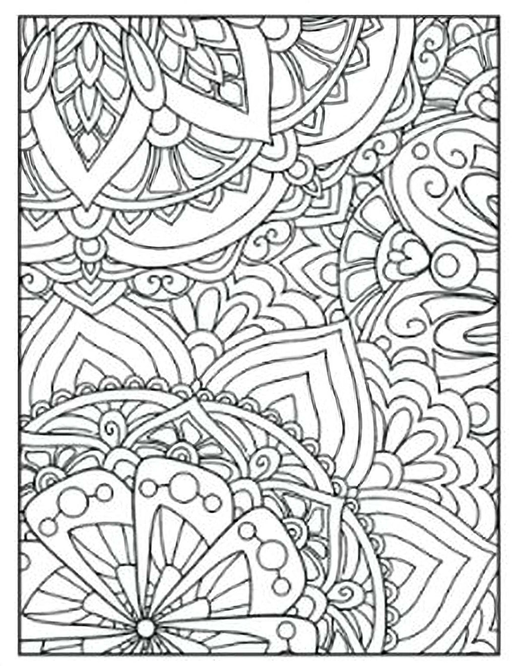 Mandalas à colorier-50 coloriages à imprimer en PDF | Art anti-stress et relaxant - Mashiro's Mashup
