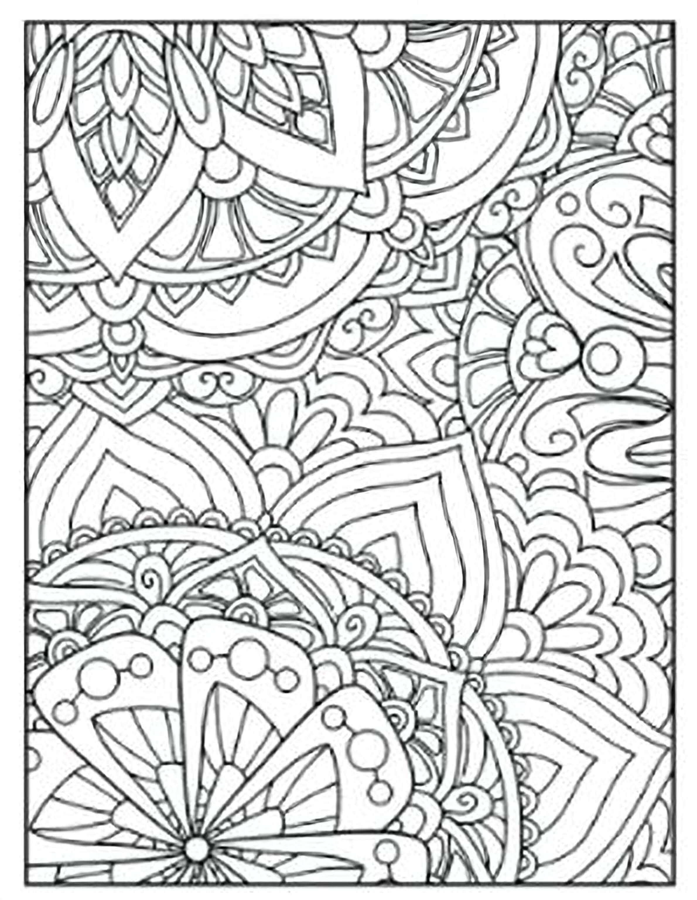Mandalas à colorier-50 coloriages à imprimer en PDF | Art anti-stress et relaxant - Mashiro's Mashup