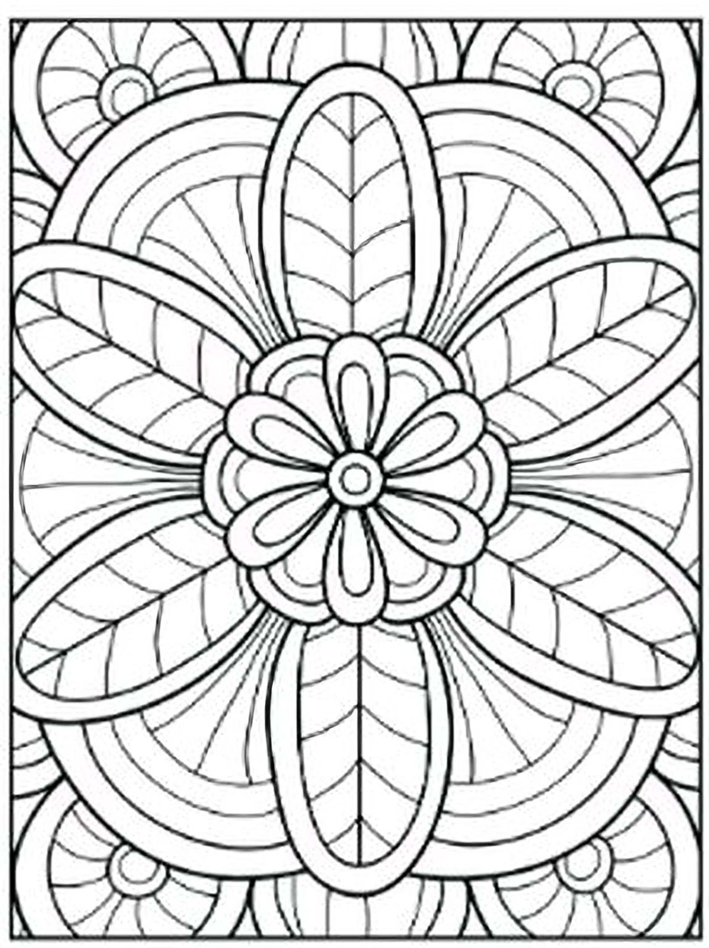 Mandalas à colorier-50 coloriages à imprimer en PDF | Art anti-stress et relaxant - Mashiro's Mashup