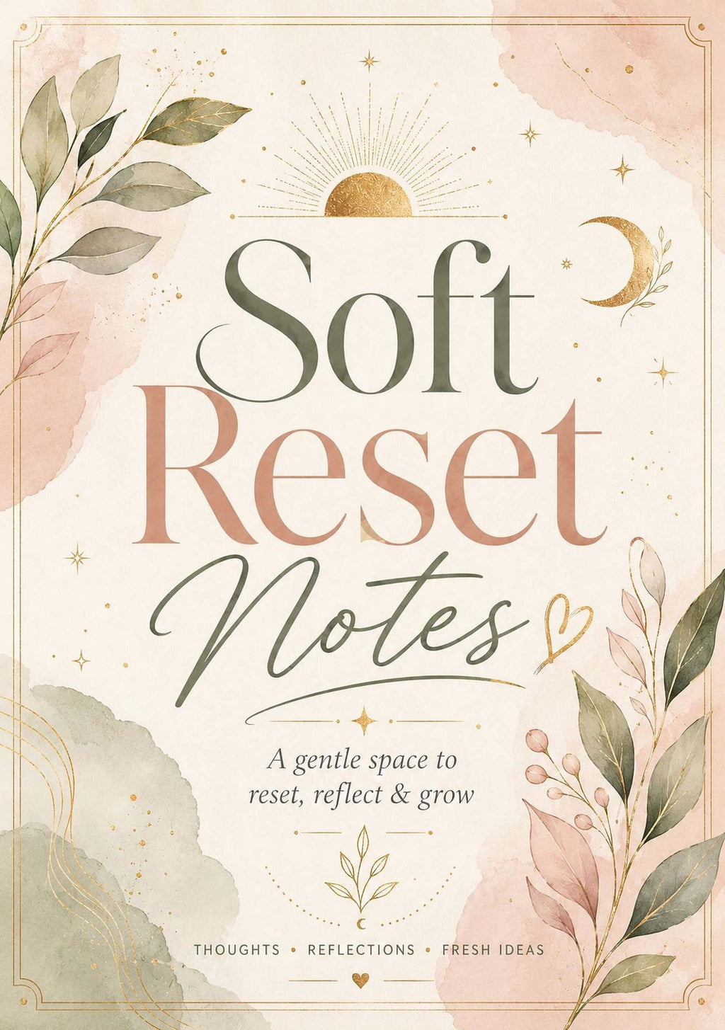Printable Lined Journal – Digital Download with 100 Soft Reset Pages - Mashiro's Mashup