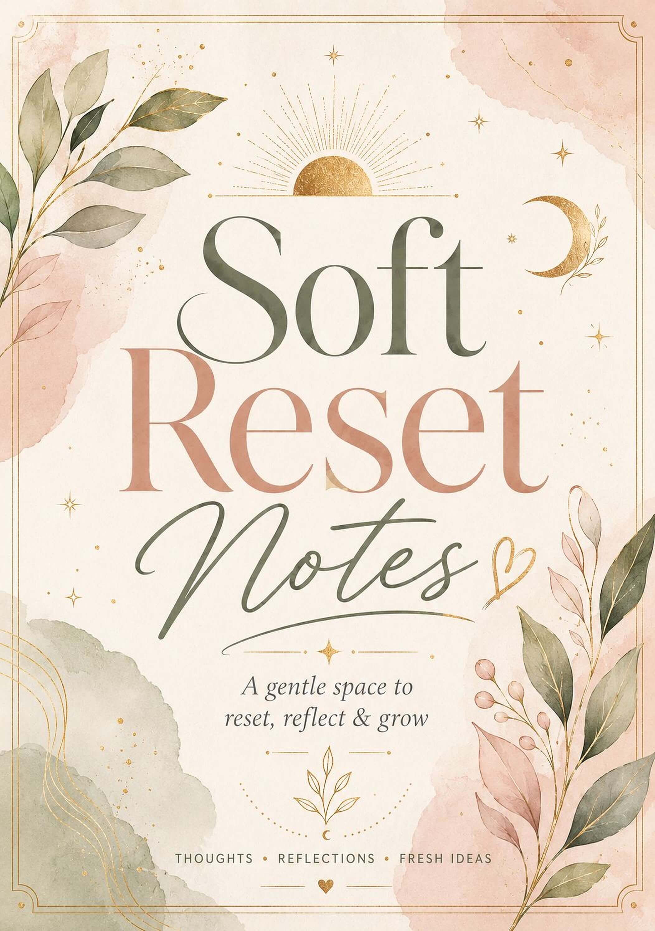 Printable Lined Journal – Digital Download with 100 Soft Reset Pages - Mashiro's Mashup