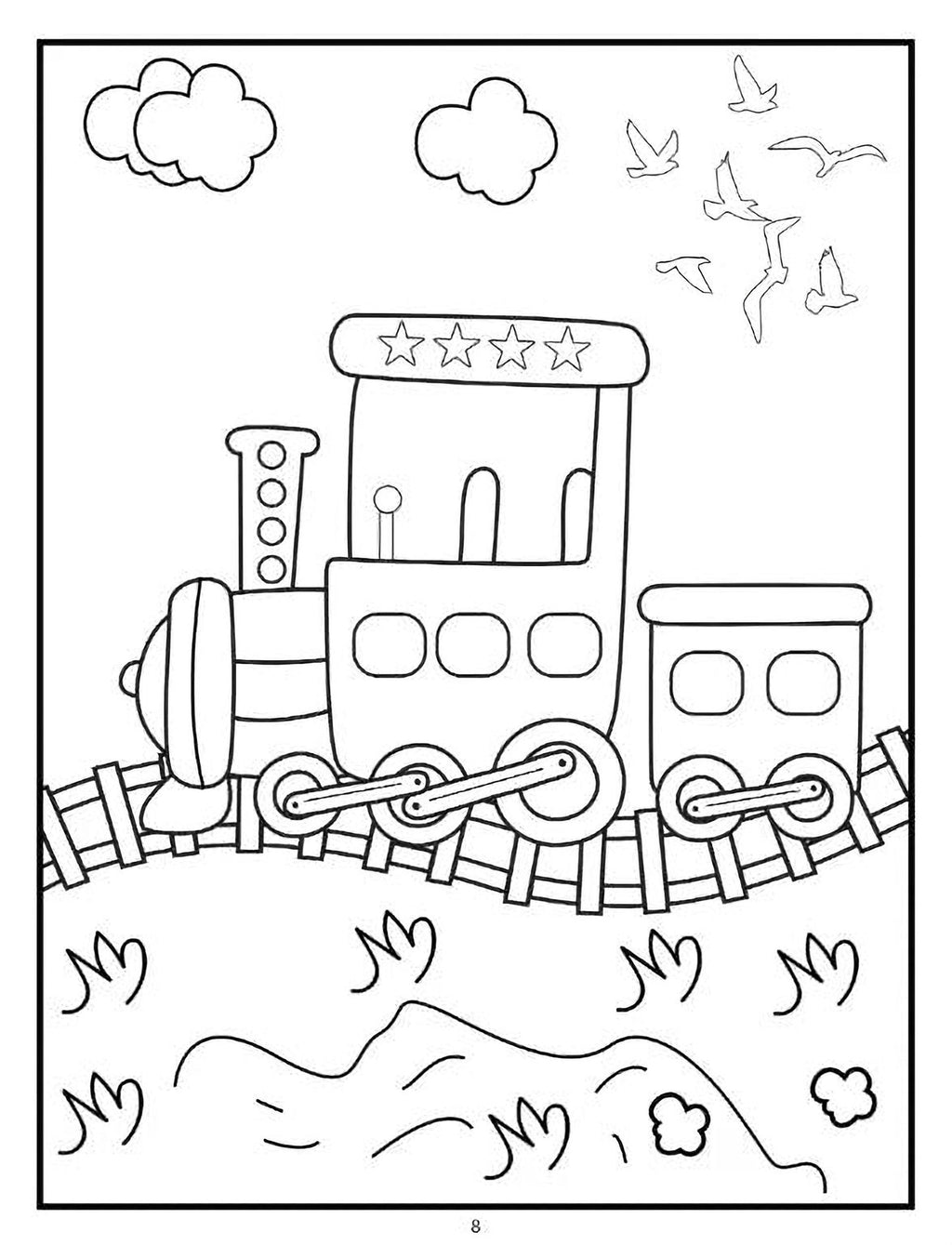 Vehicle Coloring Pages - Printable Kids Sheets | Cars, Trucks & Planes Digital Download - Mashiro's Mashup
