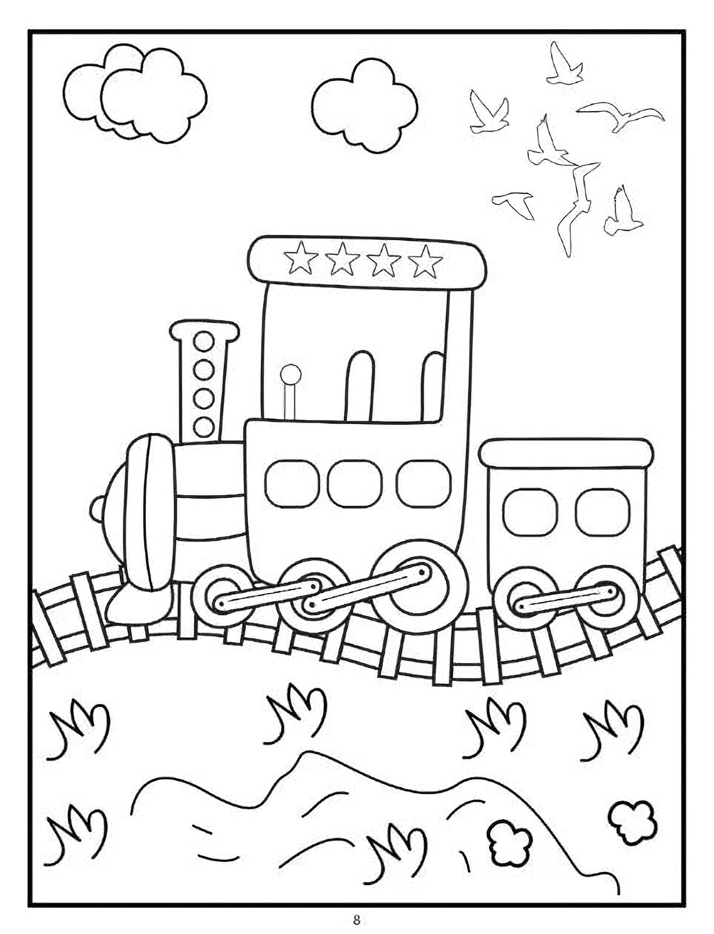 Vehicle Coloring Pages - Printable Kids Sheets | Cars, Trucks & Planes Digital Download - Mashiro's Mashup