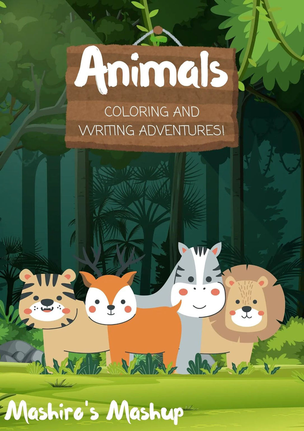 Animal Handwriting Practice - Printable Alphabet Workbook & Coloring Pages PDF - Mashiro's Mashup