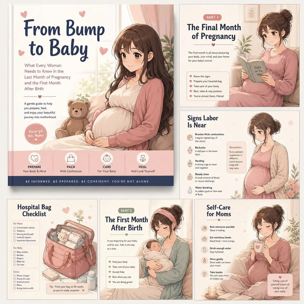 Pregnancy And Postpartum Guide – Final Month Pregnancy & New Mom Essentials - Mashiro's Mashup