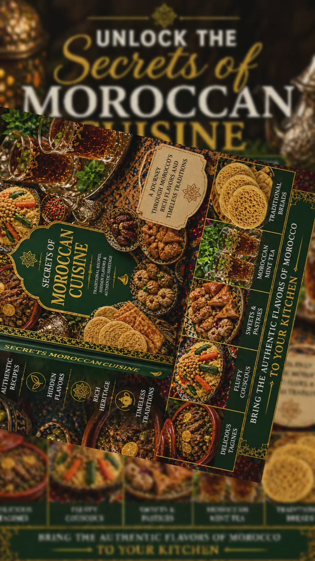 Marokkanisches Kochbuch – Traditionelle marokkanische Rezepte & Authentische Tajine-Gerichte
